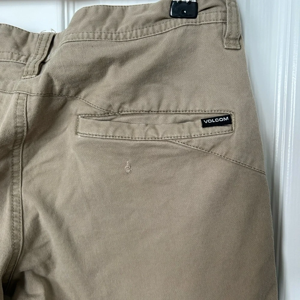 Volcom Mens Tan Pants Fit Boys Size 16 (29” waist) - Picture 5 of 9